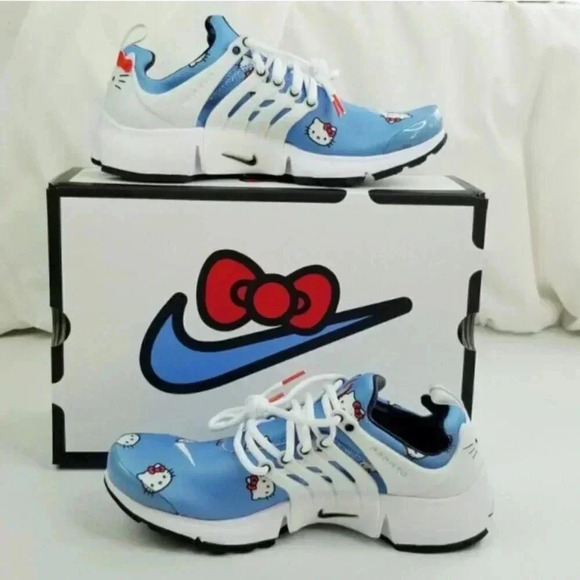 Nike Size 9 Men's Air Presto x Hello Kitty Lace Up Fashion Sneakers DV3770-400 - Picture 1 of 12
